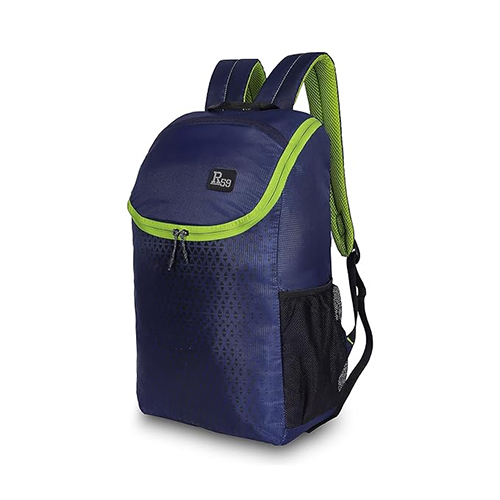 R59 Vertex 18L Navy And Green Casual Backpack