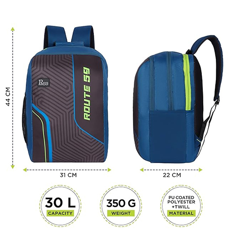 R59 Chad 30L Imperial Blue Casual Backpack
