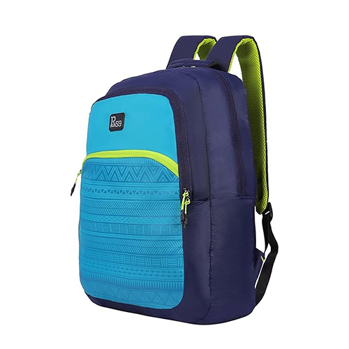 R59 Tribex 24L Navy-Teal-Green Lightweight And Durable Casual Backpack