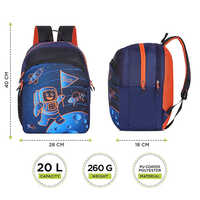 R59 Cosmokid 20L Navy School Backpack