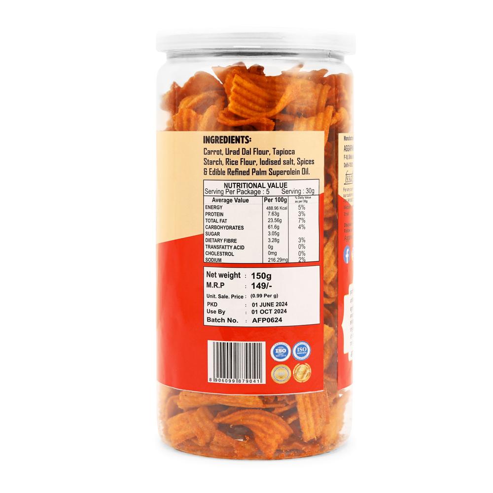 Carrot Masala Chips