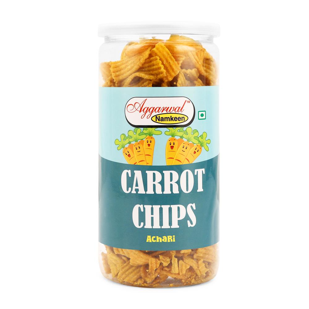 Carrot Achari Chips