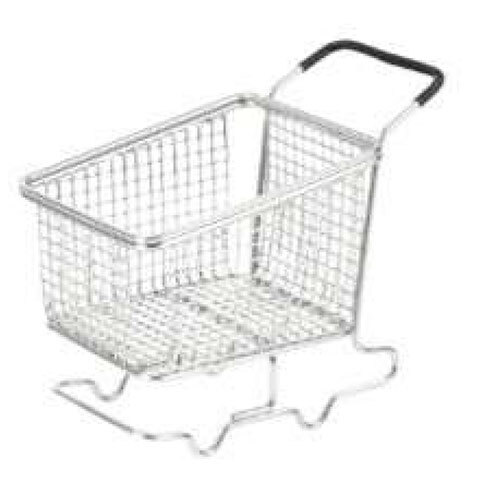 Mini Trolley Serving Baskets Stainless Steel