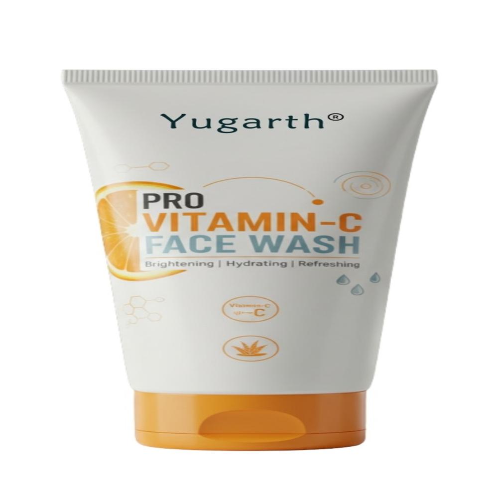 Vitamin C Face Wash - Liquid Formula | Fresh Fragrance, Herbal Ingredients, Smooth Texture, Suitable for All Skin Types, 6-12 Months Shelf Life