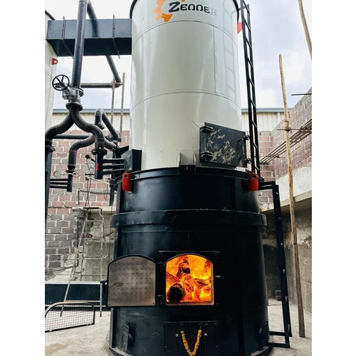 Four Pass Wood Thermic Fluid Heater