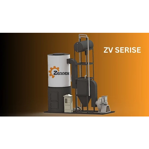 Four Pass Wood Fire Thermic Fluid Heater