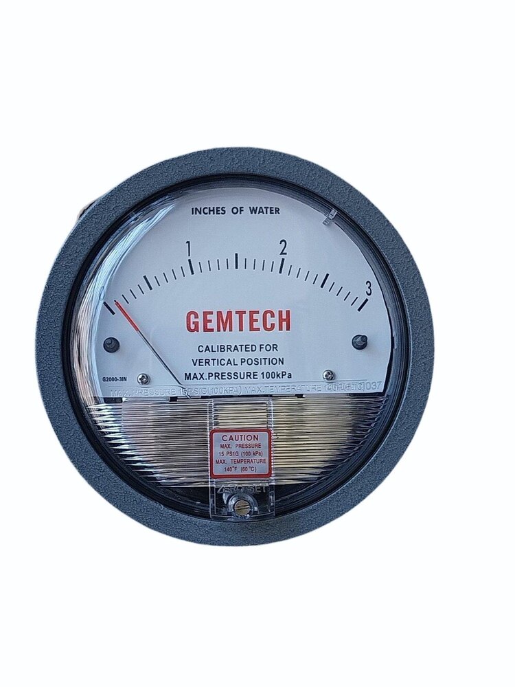 GEMTECH DIFFERENTIAL PRESSURE GAUGE IN Comsia Industrial Estate Coimbatore Tamil Nadu