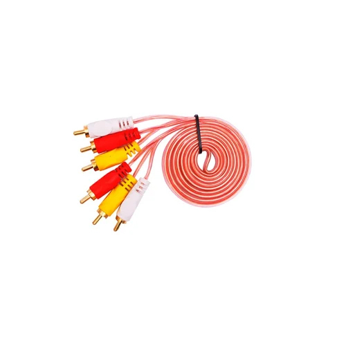 Audio Video Transparent Banana Pin Cable