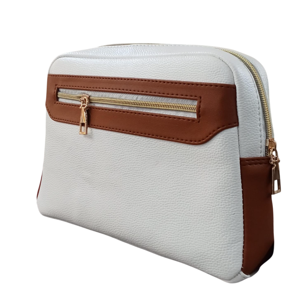 Rexine Pouch Bag - Design: Plain