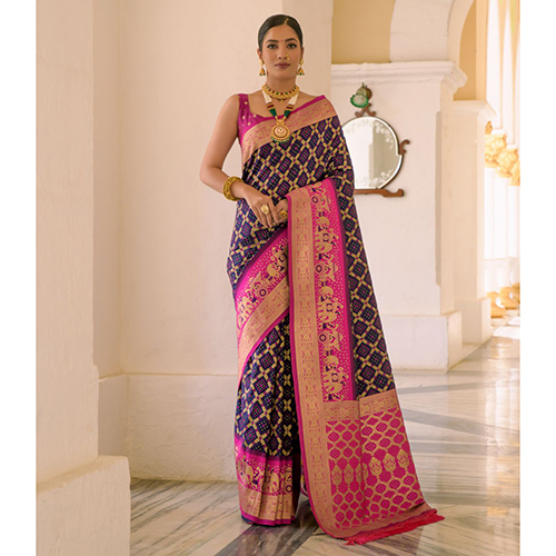 Banarasi Bandhani Saree - Color: Different Available