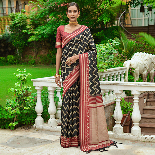 Handloom Saree - Color: Different Available