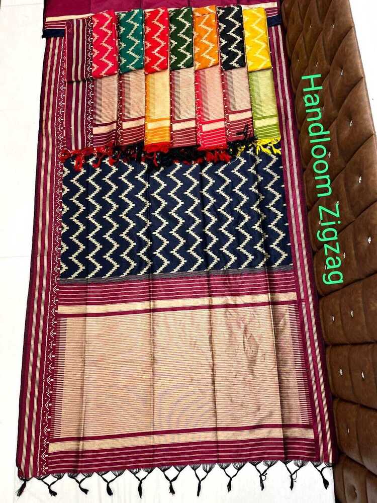Handloom Saree - Color: Different Available