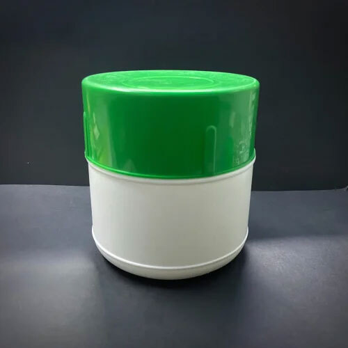 मापने के कप के साथ बेलनाकार आकार की HDPE बोतल