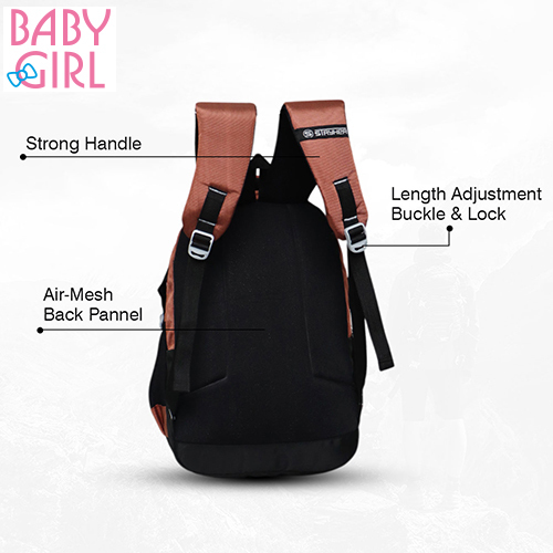 Stylish School Backpack - Color: Multicolor