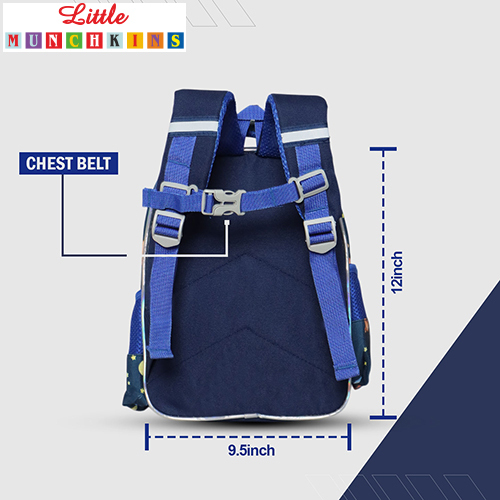 Blue Teddy Backpack - Design: Modern