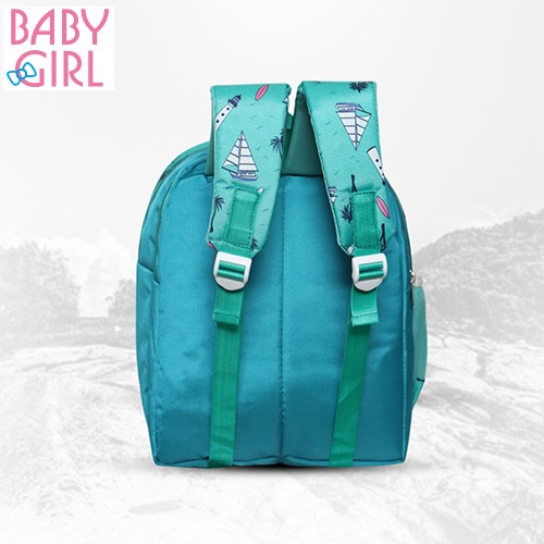 Blue Printed Backpack