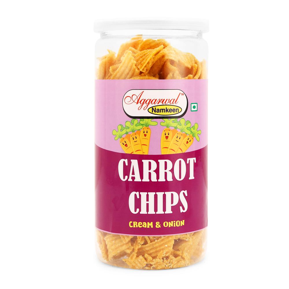 Carrot Cream / Onion Chips