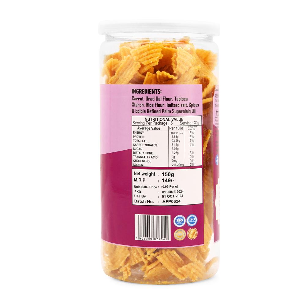 Carrot Cream / Onion Chips