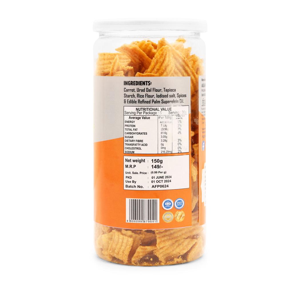 Carrot Cheese / Herbs Chips