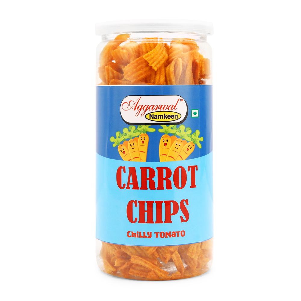 Carrot Chilly Tomato Chips