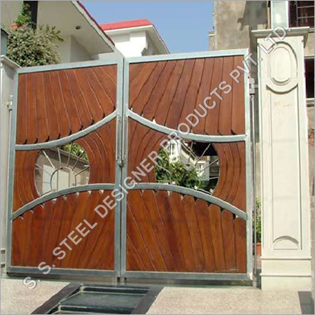 डिज़ाइनर स्टेनलेस स्टील गेट