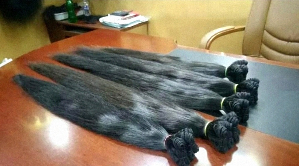 Raw 100% Natural  human curly hair extension