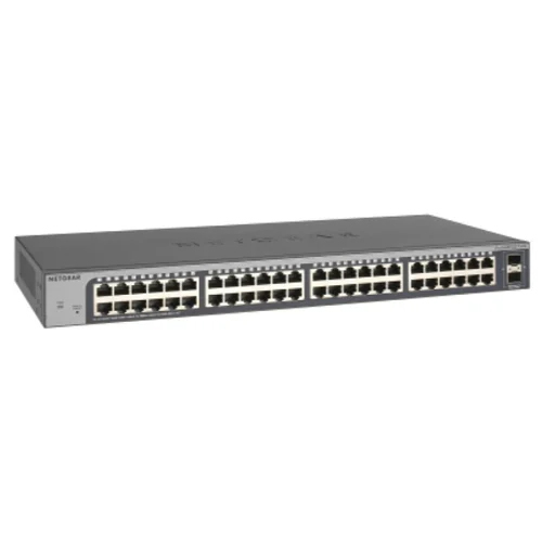 Netgear 48-Port Gigabit Ethernet Smart Switch - Dimension (L*W*H): 14 X 24 X 2 Inch (In)