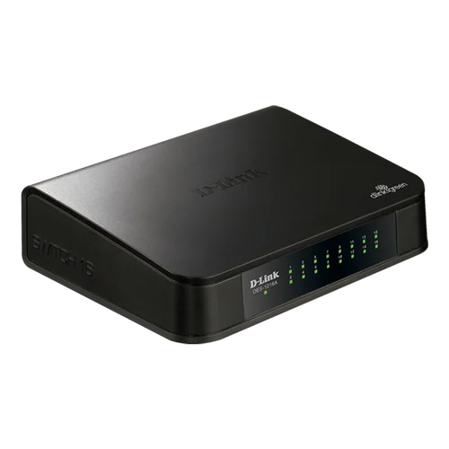 D-Link Des1016A 100Mbps Switch - Dimension (L*W*H): 6 X 8 X 2 Inch (In)