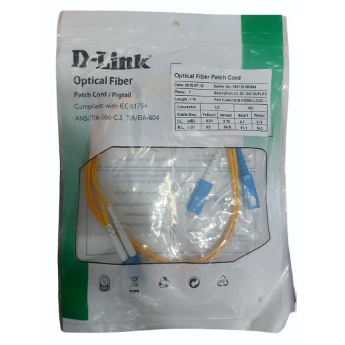 D Link Fibre Patch Cord - Armored Material: Pvc