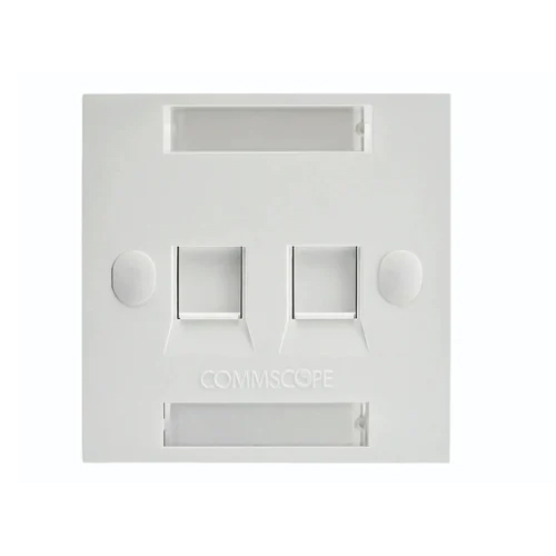 Commscope Systemax Faceplate - Basebox Material: Plastic