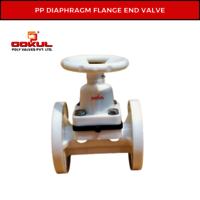 Pp Diaphragm Valve Flange End 3" - Application: Industrial And Water Application