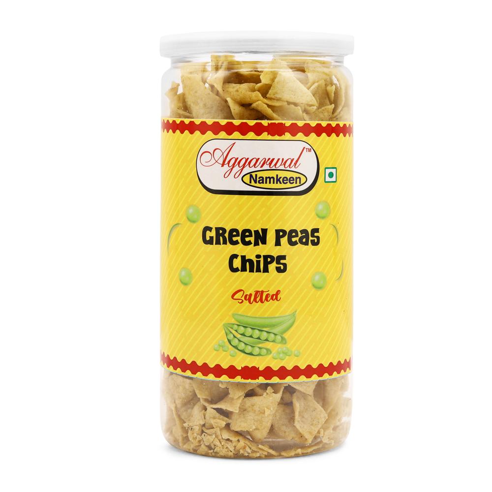 Green Peas Salted Chips - Feature: No Artificial Colors Or Flavors