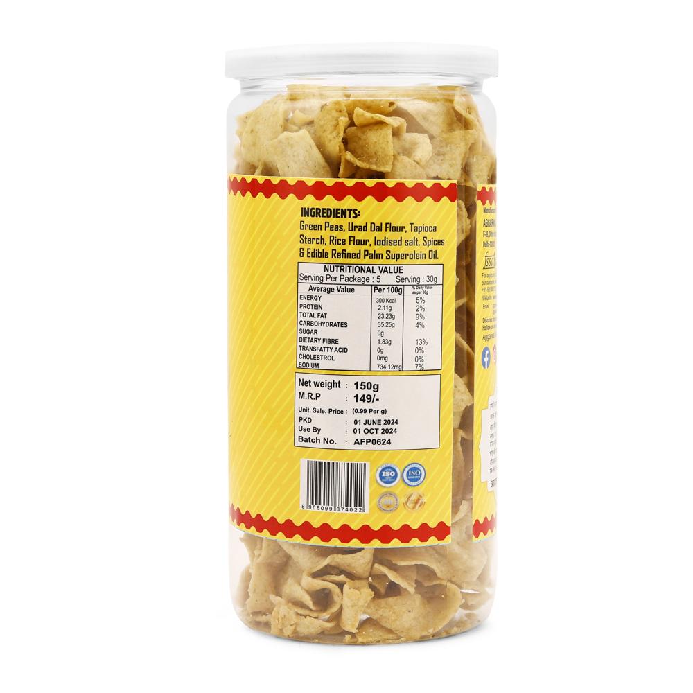 Green peas Salted chips