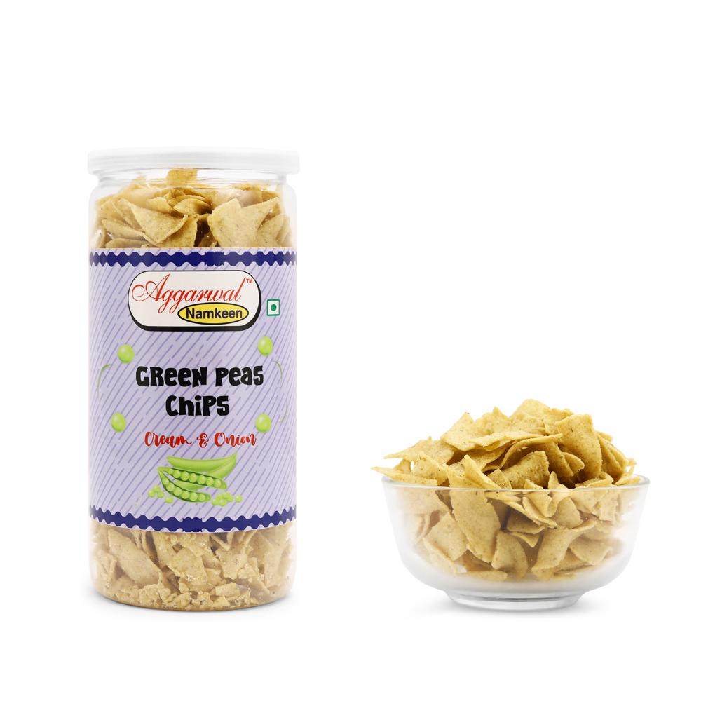 Green Peas Cream / Onion Chips - Feature: No Artificial Colors Or Flavors