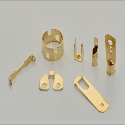 Brass Component - High-Quality Brass, Industrial Use, Polished Golden Finish, Powder Coated for Enhanced Durability | 6-12 Month Warranty