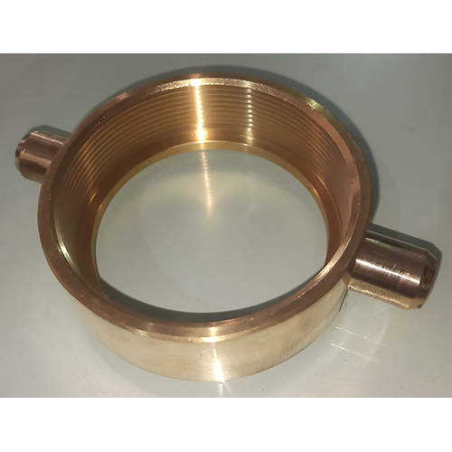 Brass Nut - Round Shape, Brass Material, Golden Color | Powder Coating, Tempering Heat Treatment, Polished Surface Finishing