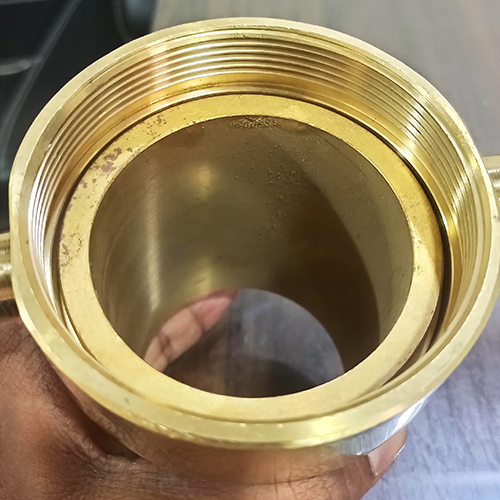 Brass Nut - Round Shape, Brass Material, Golden Color | Powder Coating, Tempering Heat Treatment, Polished Surface Finishing