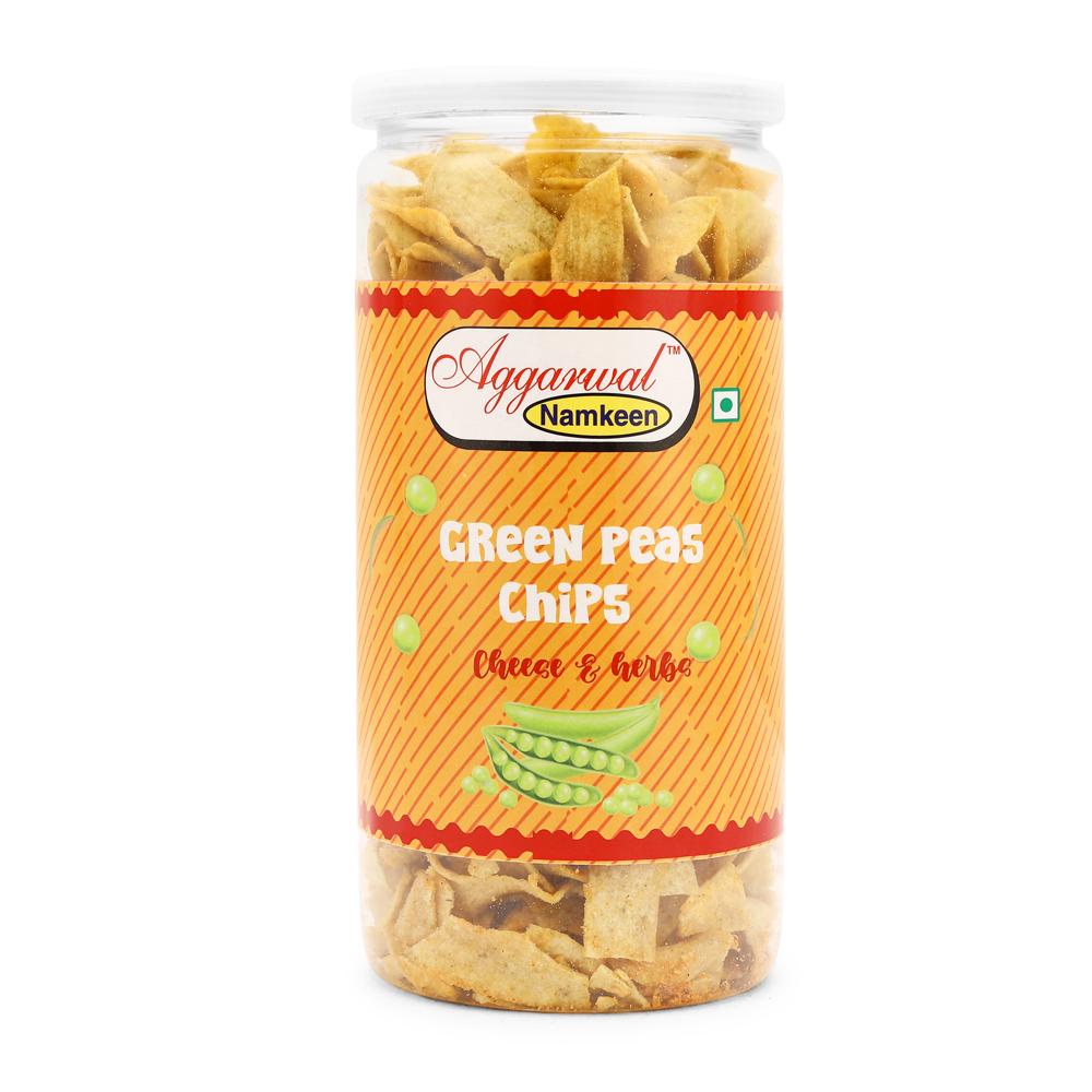 Green peas Chasse / Herbs  chips