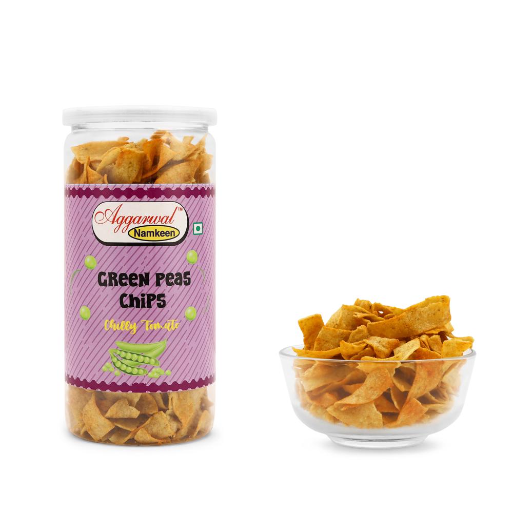 Green Peas Chilly Tomato  Chips - Feature: No Artificial Colors Or Flavors