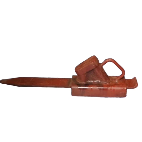 Rail Skid Used To Hold Wagons - Color: Red Oxide