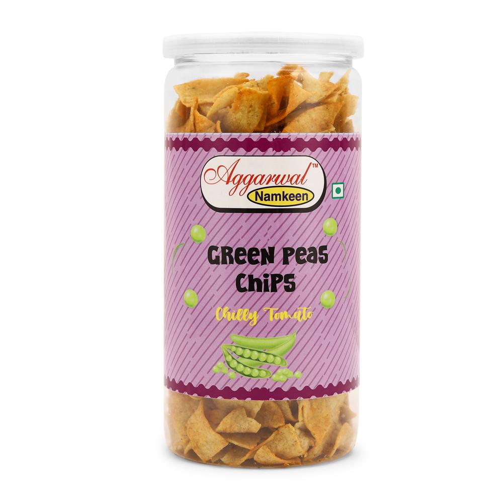 Green peas Chilly Tomato  chips
