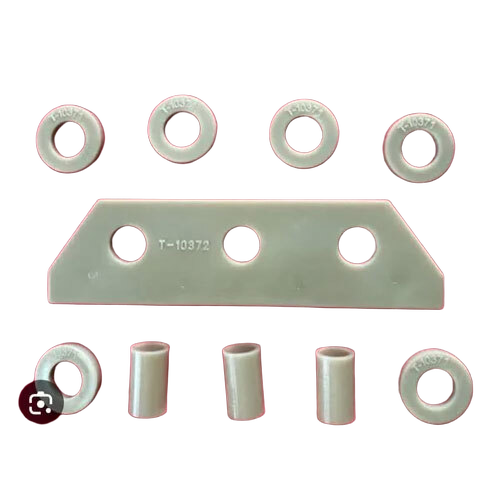 Rail Turnouts Insulation Material - Color: White