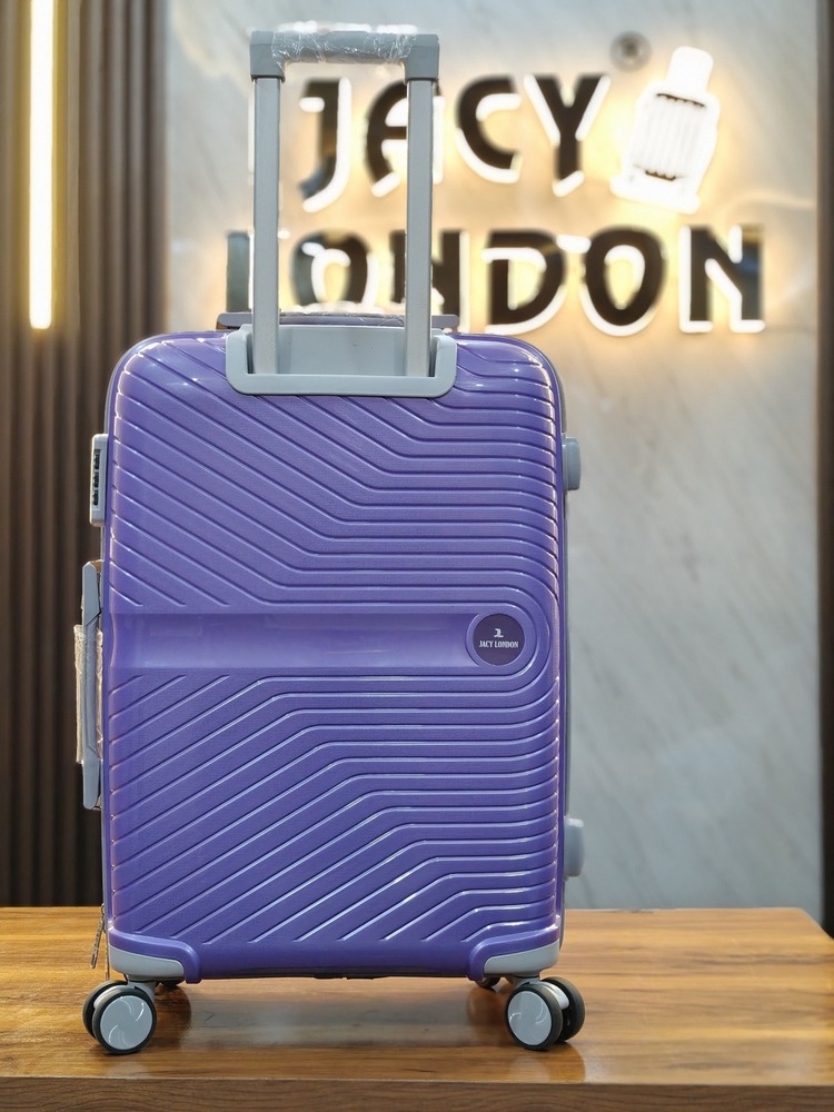Purple 3 PCS set Trolley bag