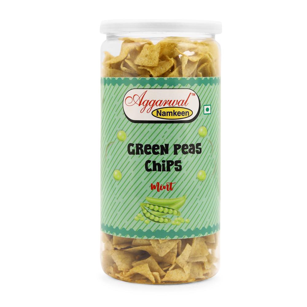 Green peas Mint chips