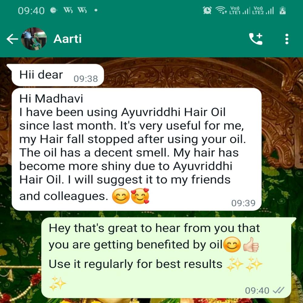 100ml Ayuvriddhi Pure And Natural Hair Oil