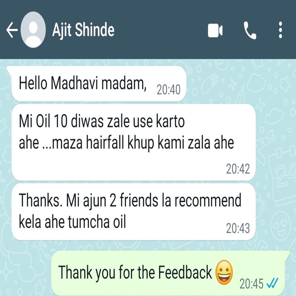 100ml Ayuvriddhi Pure And Natural Hair Oil