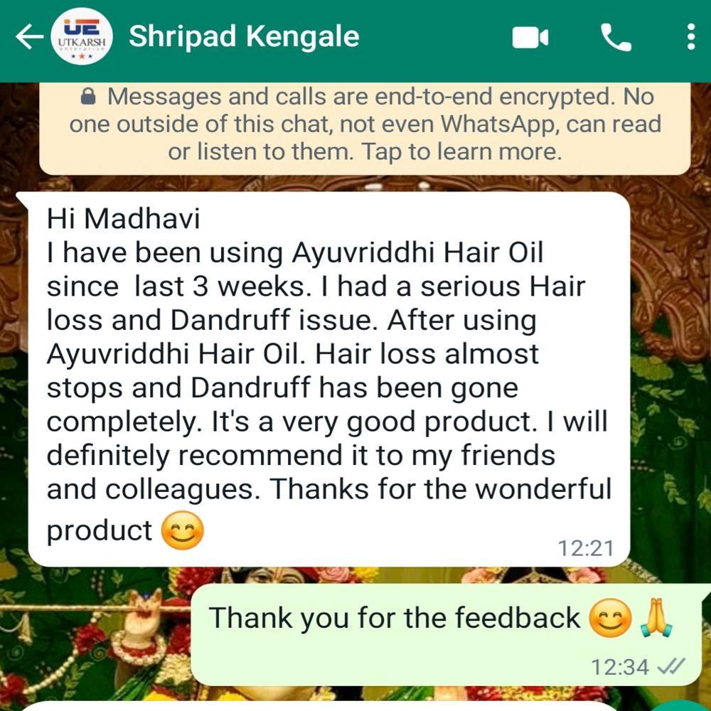 100ml Ayuvriddhi Pure And Natural Hair Oil
