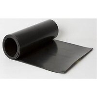 Synthetic Rubber Sheet - High-quality Rubber, Standard Size, Black Color, Smooth Surface, 1-5mm Thickness | Versatile For Industrial Sealing, Insulation, Flooring