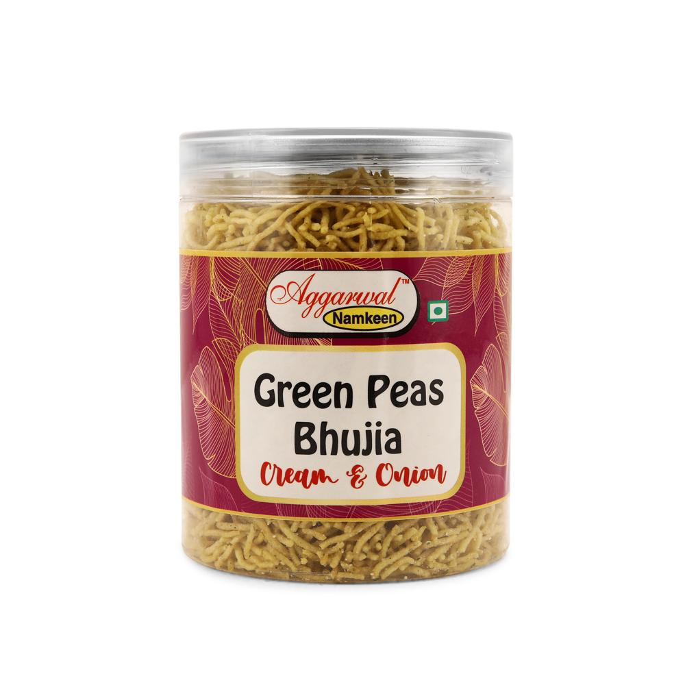 Green Peas Cream / Onion Bhujiya - Feature: No Artificial Colors Or Flavors
