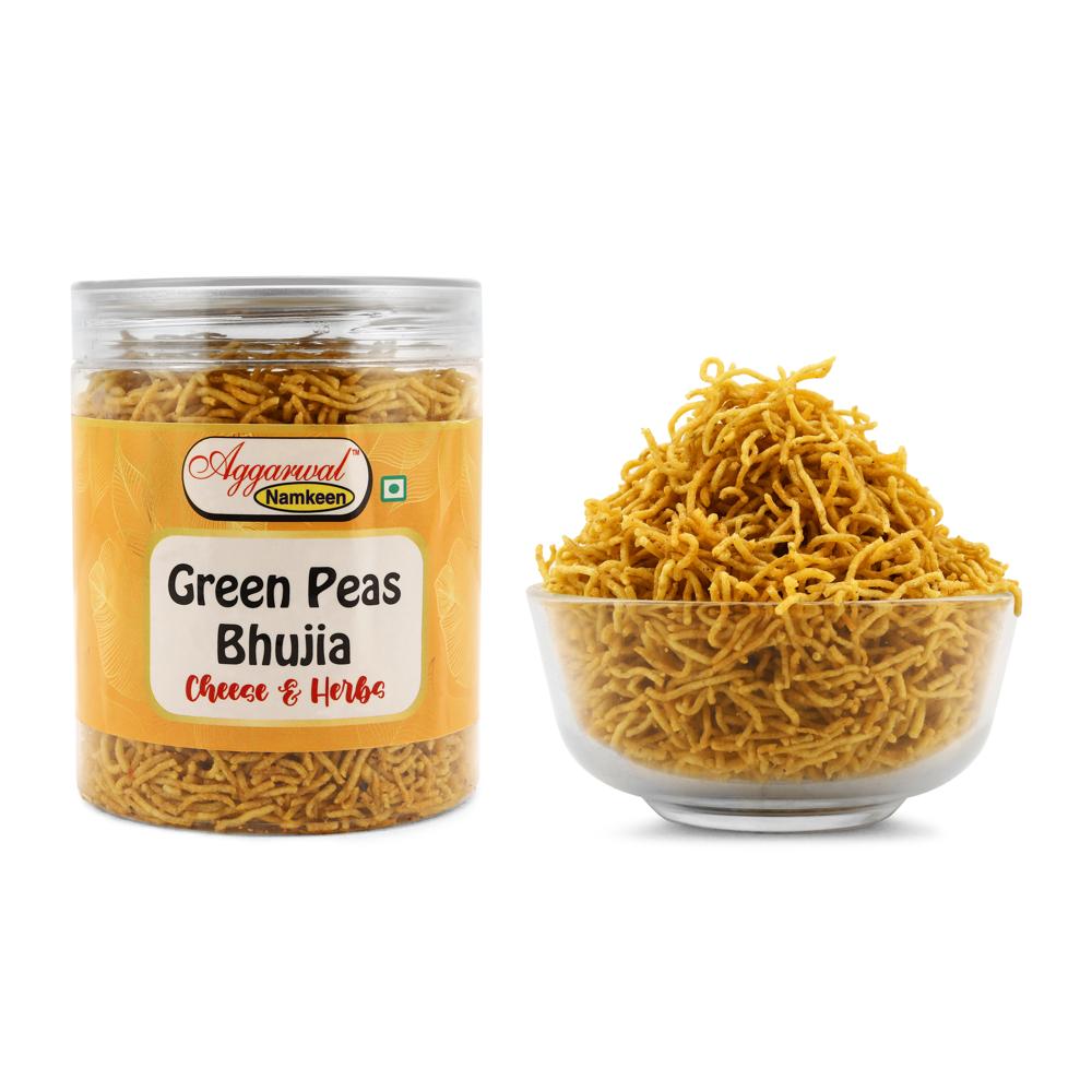 Green Peas Chasse / Herbs  Bhujiya - Feature: No Artificial Colors Or Flavors